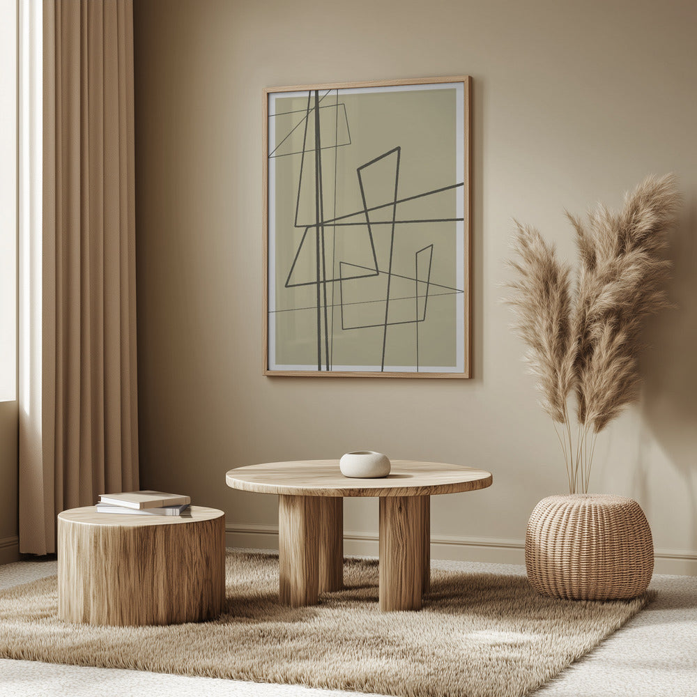 Angular Lines no 8 Poster